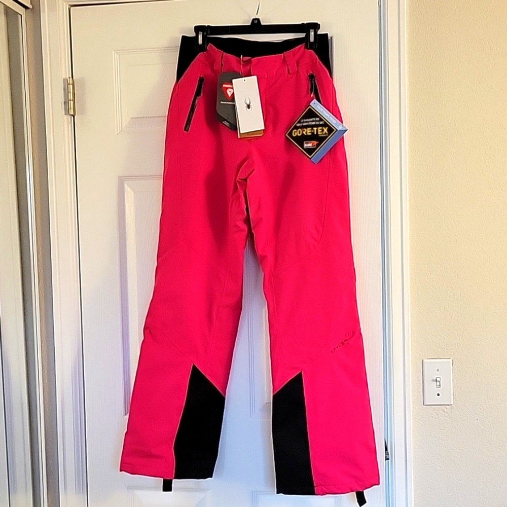 Spyder Women's Winner GTX Ski pant, NWT, sz 8R, Berry color